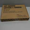 Ledido 4FT Marquee Light Up Letters R, Easy to Assemble Cool White Marquee Letters 4 Feet Tall for Indoor & Outdoor Events, Large Lighted Letter for Birthday Graduation Baby Shower Party Decorations