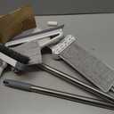 Hands-Free Self Wringing Cleaning Flat Mop - Microfiber with 6 x Washable Pads,,Floor Scrub BrushFloor Squeegee (1 Mop+6 Microfiber Pads +1 Brush+1 Glass Wiper)