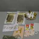 Trgowaul 25th Birthday Decorations for Women, Banner, Sash and Crown, Cake Topper, 25 Number Balloon, Fringe Curtains, Champagne Gold 25th Birthday Party Supplies