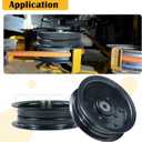 2 Pack 197379 Idler Pulley Replaces 532196106, 532197379, Craftsman 196106 for Husqvarna z254f Z254 YTH24V48 YTH24K48 YTH2348 YTH22V46 YTH20K46 YTH18542 RZ5426 RZ5424 MZ54 LGT2654 Mowers
