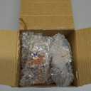 4 Pieces Hanukkah Ornaments Jewish Glass Dreidel Ornaments Hanukkah Decorations for Christmas Tree Wall Home Door Wreath Hanging