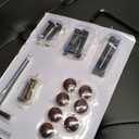 Boss Office Products Traditional Caressoft Vinyl Guest Chair with Mahogany Finish Wood Base, Black