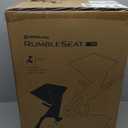 UPPAbaby RumbleSeat V3 Second Lower Seat - Compatible with Vista V2 and Vista V3 - All-Weather Seat + Magnetic Buckle  Adapters Included - Declan (Oat Mlange/Silver Frame/Chestnut Leather)