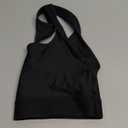 Hanes Womens Sport Compression Racerback Sports-Bra (Large, Black - 1 Pack)