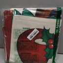 Christmas Santa Claus Decorative Throw Pillow Covers 20 x 20 Set of 4, Vintage Xmas Jingle Bell Wreath Reindeer Porch Outdoor Home Decor, Retro Winter Holiday Sofa Couch Cushion Case