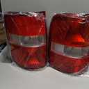 Tail Lights Cover Fit Ford F150 F-150 2004 2005 2006 2007 2008 Rear Left Driver Right Passenger Back Assembly Replaces 6L3Z13404BA 6L3Z13405BA FO2801182 FO2800182(Harness & Bulb Not Included)