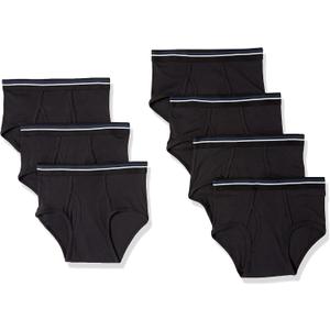 Amazon Essentials Men's Cotton Breathable Tag-Free Briefs Underwear, L