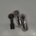 BURMONG 3-PC Sphere Rotary Burr Set - 5/8-11 Thread Ball Gouge Attachments for 4-1/2" & 5" Angle Grinders | Carbide Steel Power Tools for Wood Hollowing, Slotting, Engraving & Polishing (3 Sizes)