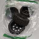 Vgoohobby 1/8 RC Buggy Tires 17mm Hex Wheels Rims & Rubber Tires Compatible with Arrma Typhon 6S 3S Talion 6S Team Losi HPI 1/8 RC Car 4PCS