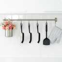 3 x Crevice Cleaning Brushes, Scrub Brush for Hard to Reach Small Space, Home Essentials, Cleaning Supplies, Cleaning Tools for Household Use, Bathroom, Shower, Kitchen, Window, Toilet (2, Black)