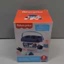 Fisher-Price Stacking Toy Babys First Blocks Set of 10 Shapes for Sorting Play for Infants Ages 6+ Months, Navy Fawn 