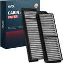 KAX CF10218 CP218 Cabin Air Filter Compatible with Mazda3 (2004-2009), Mazda5 (2006-2010, 2012-2017), Passenger Compartment Air Filter with Activated Carbon
