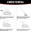 Sand Scoop for Metal Detecting, Stainless Steel Metal Detector Scoop, Sand Sifter for The Beach with Long Fiberglass Handle, Metal Detector Accessories, Metal Detecting Shovel, Sand Flea Rake