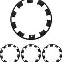 Model Y 20 Inch Rim Protector for car Wheels Compatible with Tesla Rim Covers,fit for Tesla Uberturbine Wheel Cover Tesla Rim Protector Model y, 4 Pack