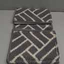 OLANLY Indoor Door Mat, 36x24 Inch, Dirt Resistant and Absorbent, Non-Slip Rubber Backing Floor Mats, Easy Clean Low-Profile Doormat for Entryway, Front Door, and Inside Entrance, Grey