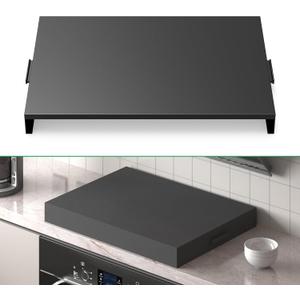 Forestchill Stove Top Cover, Heavy Duty Metal Gas Stove Cover Board with Handle, 30"L x 22"W x 3"H Noodle Board for Cooktop, Gas/Electric Stove, Expanding Kitchen Space & Easy to Clean, Large - 30"L x 22"W x 3"H