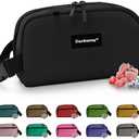 CERBONNY Small Cooler Bag Freezable Lunch for Work School Travel,Leak-proof Bag,Small Insulated For Kids/Adults,Freezer Bags,Freezable Snack Bag,Mini Fit Yogurt Black