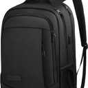 Monsdle Travel Laptop Backpack Anti Theft Backpacks with USB Charging Port, Travel Business Work Bag 15.6 Inch College Computer Bag for Men Women, Black | USB Charging Port, College Computer Bag