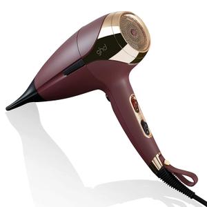 ghd Helios Hair Dryer  1875w Professional Blow Dryer, Longer Life + Brushless Motor Lightweight Hair Dryer for Salon-Worthy Blowout (Plum)