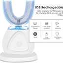 360 Ultrasonic Toothbrush, Automatic Toothbrushes Auto Sonic Tooth Brush, Teeth whitening Brush with Timer & Wireless Charging 360 Ultrasonic Electric Toothbrush for Adult