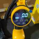Tire Inflator Portable Air Compressor Built in  - Corded/Cordless Tire Inflator -   & 12V DC, Faster Inflation Handheld Air Compressor, 160PSI Air Pump for Car, SUV, Moto (Yellow Black)