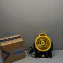 Cordless Jobsite Fan Fit for Dewalt 20V, Battery Powered Portable Fan with Brushless Motor, 750 CFM Variable Speed, or AC Power for Outdoor, Camping, Workshops, Office, Home, RVs (TOOL ONLY)