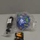 INPODAK Soccer Ball Size 2 for Toddler, Cartoon Dinosaur Blue Soccer Ball for Kids 2 3 4 5 with Pump, Mesh Bag and Gift Box for Birthdays, Parties and Operation Christmas Child Shoebox