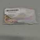 Key Fob Cover for Chevy with Diamond Keychain for Women Car Key Holder Compatible with Chevrolet Equinox Malibu Cruze Traverse Camaro Trax Blazer Volt Bolt Protector, 4 Buttons (Purple-Heart)