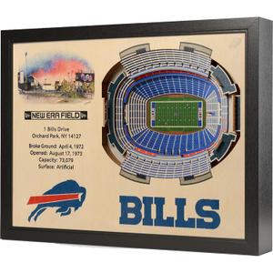 YouTheFan NFL 25-Layer StadiumView Wall Art