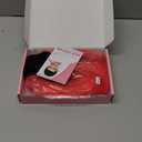 Red Short Bob Wig with Bangs for Women Loose Wavy Wig Curly Wavy Shoulder Length Synthetic Bob Wigs for Girl Halloween Costume Cosplay Daily Use, Red 