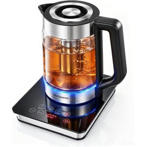 Electric Kettle 1.8L Glass Kettle With Infuse and Base Food-grade material