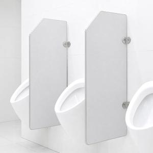 Urinal Partition Pack of 2, 35.4" x 15.8" Wall Mount Urinal Divider
