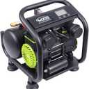 MZB Ultra Quiet Air Compressor 110V/60Hz MAX 115PSI Steel Tanks Oil-Free 70dB Noise Level Air Compressor with Wheels for Spray Painting, Auto Repair, Carpentry Decoration (1.6 Gallon)