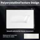 Glass Gaming Mouse Pad with LED Lights,Professional Esport Mousepad with Type C Port, Ultra-Smooth Hard Surface for Office Bedroom and Gaming, Large Non-Slip Silicone Base11.8" x 15.7"