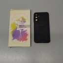 YENAPOON for Samsung Galaxy A16 5G Case, Matte Phone Case with 1 Screen Protector, Frosted Translucent Back, Slim Shockproof Protective Cover, Black