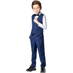 Boys 4-Pieces Suits Slim Fit Kids Outfits Vest Dress Pants Sets Formal Suit for Boy, Size: 20