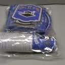 OHOME Graduation Decorations 2026 - Graduation Decorations Class of 2026 - Serve 24 - Blue Plates Tablecloth Napkins Cups Banner - Graduation Party Favors Supplies