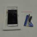 LCD Screen Replacement, Phone LCD Display Digitizer Replacement Assembly with Disassembly Repair Tools Kit, for Samsung Galaxy S4(White)
