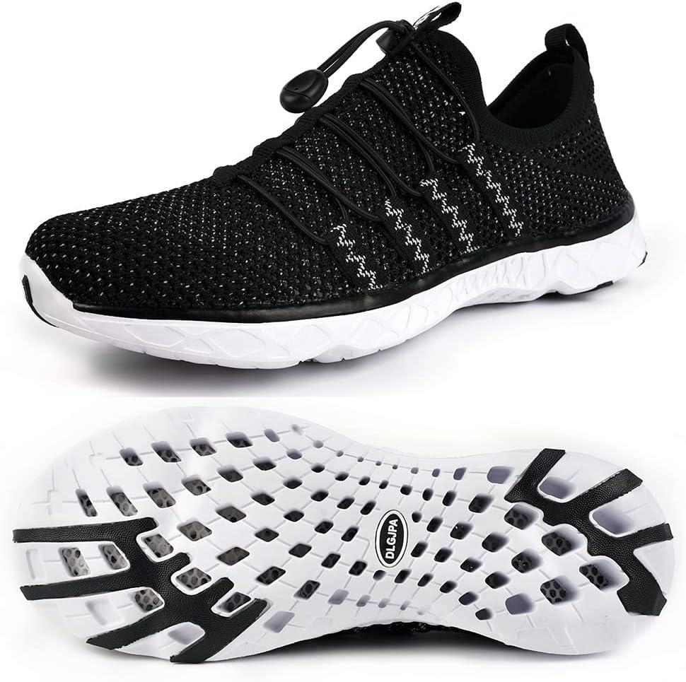 DLGJPA Women's Lightweight Quick Drying Aqua Water Shoes Athletic Sport Walking Shoes 38