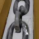 Bloomingville Decorative Marble Chain, Variegated Grey Tones