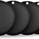 Air Tag for Android Air Tags-4 Pack AndroidNOT for iOS Bluetooth Tracker for Android Smart Tracking Tag for Google Find Hub Device App. Finder for Suitcase, Backpack, Purse,Keys, Luggage,etc (Black)