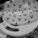 Baby Walker with Wheels - Foldable Baby Walker,4-in-1 Baby Walkers for Boys and Girls 6-12 Months, Infant Walker with Adjustable Height, Baby Activity Walker with Toys, Music, Lights, Anti-Rollover