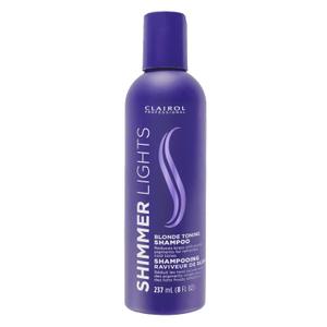 Clairol Professional Shimmer Lights Purple Shampoo| Neutralizes Brass & Yellow Tones | For Blonde, Silver, Gray & Highlighted Hair (8 Fl Oz (Pack of 1))
