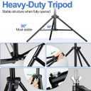 Backdrop Stand 6.5x6.5ft Adjustable Photo Studio Background Stand Support Frame Heavy Duty Photo Backdrop Stand Kit for Parties Wedding With 3 Crossbars 4 Backdrop Clamps,2 Sandbags Carrybag