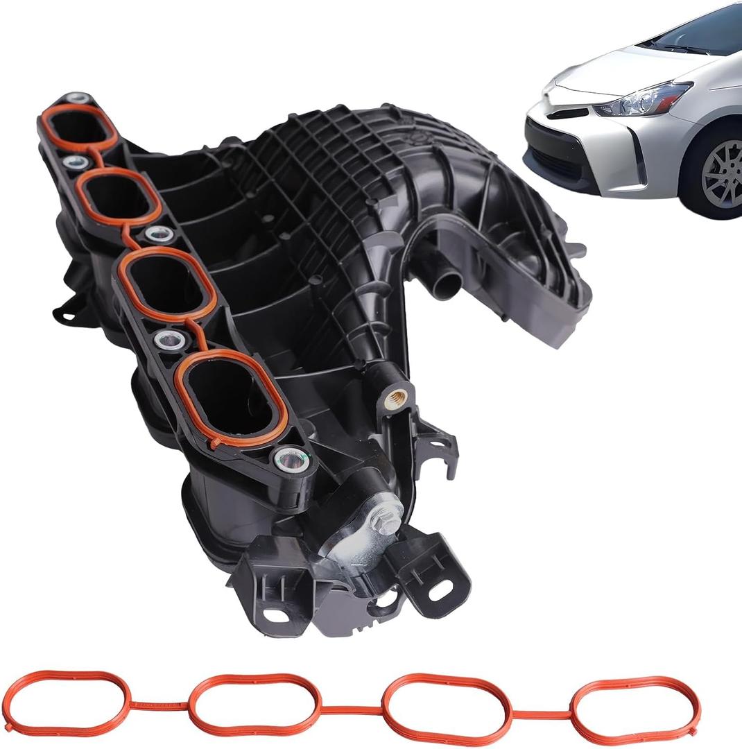MITZONE Intake Manifold Compatible with Toyota Prius 2010-2017 1.8L L4 Engine High Performance Replacement Intake Manifold