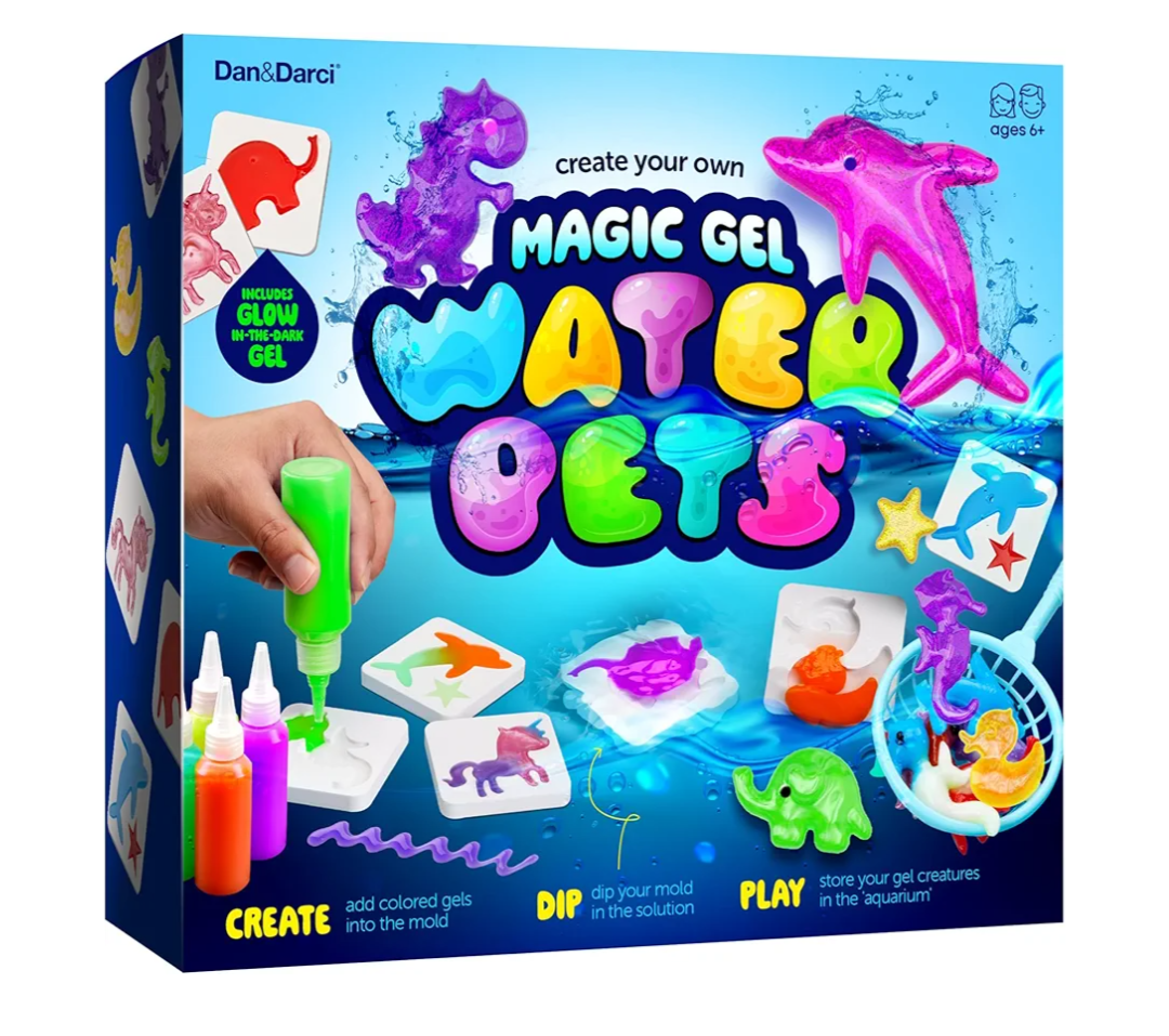 Dan&Darci Aqua Fairy Water Gel Kit for Kids - Magic Elf Toy Kits - Waters Pets - DIY Squishy Maker Set - Craft for Kids - Make Your Own Squishies Toys Crafts for Boys & Girls, Multi-colored Regular Pack