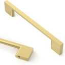 Asidrama 10 Pack 5 Inch(128mm) Matte Black Kitchen Cabinet Handles, Cabinet Pulls Kitchen Cabinet Hardware for Cupboard Drawer Pulls