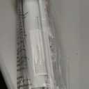 Reinforced 24 Inch Tall Retractable Baby Gates for Dogs, Short Dog Gates to Step Over, Expands 0-55 Inches Wide, Mesh Pet Gate with Support Rods, Small Puppy Gates for The House, White