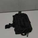 Muserise Outdoor Chest Bag For Men and Women, Tactical Vest For Running, Cycling, EDC Chest Pack Rig For Sports and Workouts (Black)