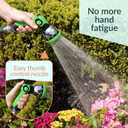 ALMA Garden Hose Nozzle Sprayer with Thumb Control On Off Valve - 10 Spray Pattern Garden Hose Sprayer Nozzle - Perfect Water Hose Nozzle for Outdoor